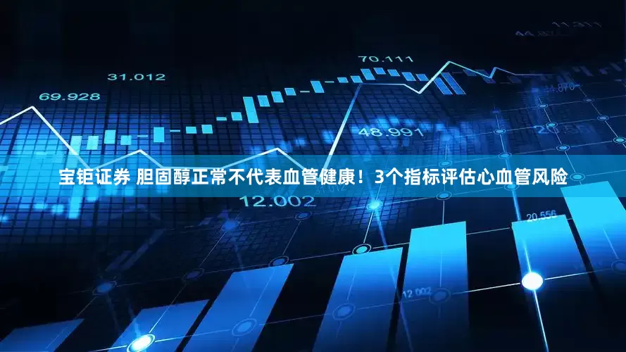 宝钜证券 胆固醇正常不代表血管健康！3个指标评估心血管风险