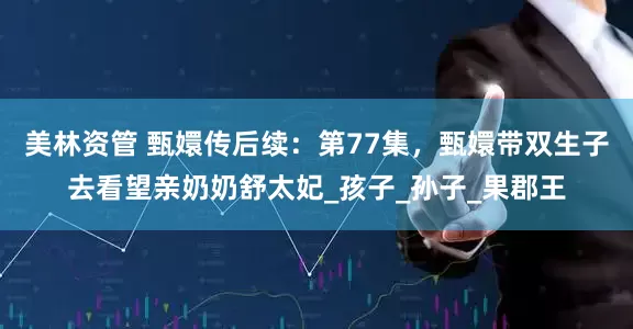 美林资管 甄嬛传后续：第77集，甄嬛带双生子去看望亲奶奶舒太妃_孩子_孙子_果郡王