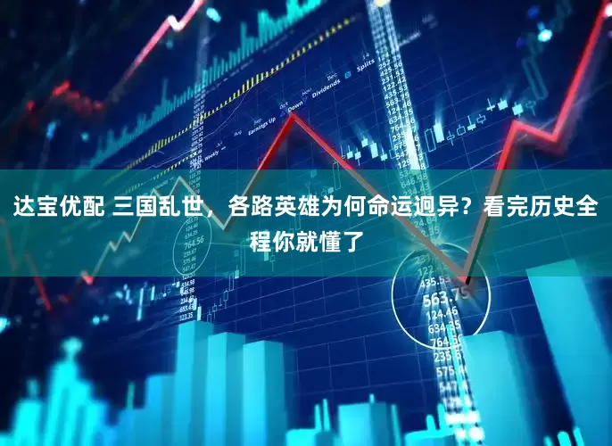 达宝优配 三国乱世，各路英雄为何命运迥异？看完历史全程你就懂了